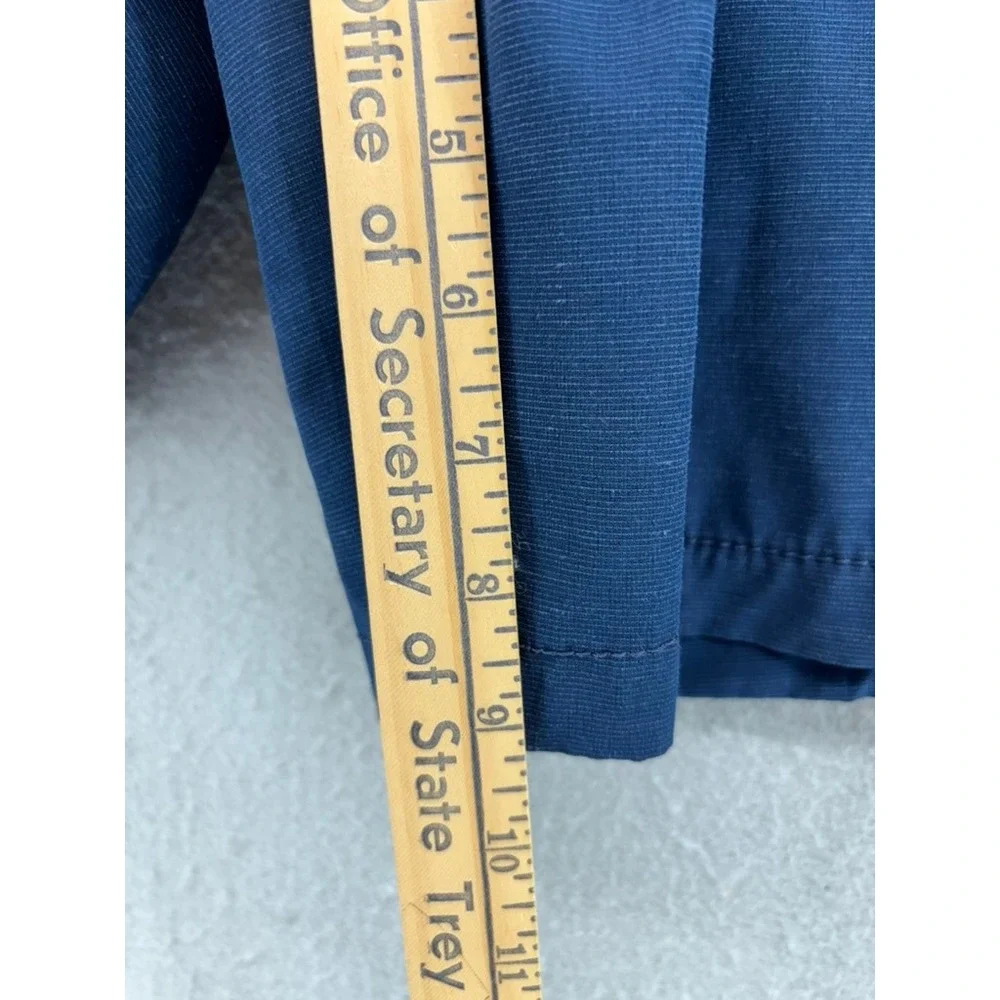 Banana‎ Republic Performance Shorts Mens 34 Blue Textured Golf Casual